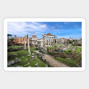 Roman Forum in Rome, Italy also known as Foro di Cesare Sticker